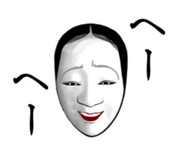 Next of Japanese classical comedy sticker #6422684