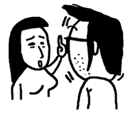 lonely single adult man love story sticker #6423120