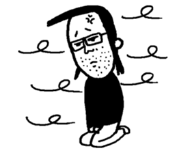 lonely single adult man love story sticker #6423159