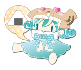 Knit cap child friend(NEW) sticker #6423281