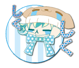 Knit cap child friend(NEW) sticker #6423298