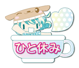 Knit cap child friend(NEW) sticker #6423319