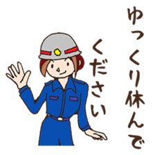 Volunteer firefighters 3 sticker #6423399