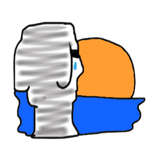 Horrible Moai statue sticker #6423752