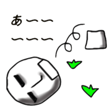 Horrible Moai statue sticker #6423753