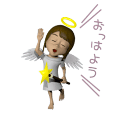 3D Angel sticker #6423761