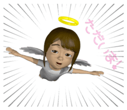 3D Angel sticker #6423764