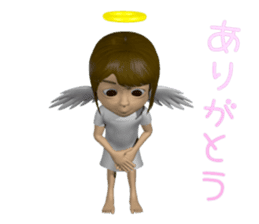 3D Angel sticker #6423767