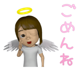 3D Angel sticker #6423768