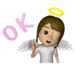 3D Angel sticker #6423769