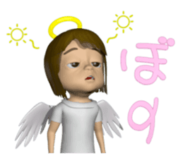 3D Angel sticker #6423773