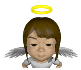 3D Angel sticker #6423775