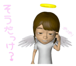 3D Angel sticker #6423796
