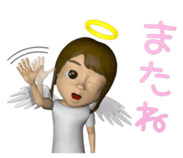 3D Angel sticker #6423797