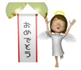 3D Angel sticker #6423798
