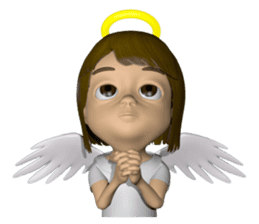 3D Angel sticker #6423799
