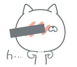 White cat Purupuru! sticker #6423939