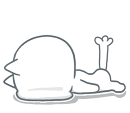 White cat Purupuru! sticker #6423956