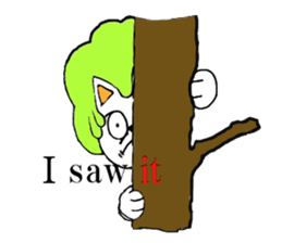 Cat of the afro hair sticker #6424094