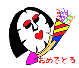 Sticker of face pack love girls and boys sticker #6424231