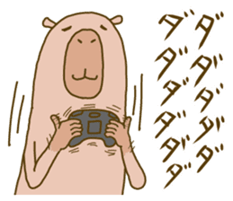 Capybara paradise sticker #6424928