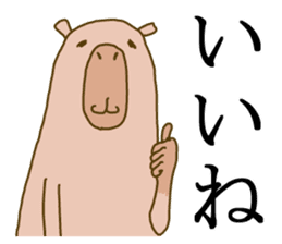 Capybara paradise sticker #6424935