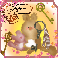 Honwari squirrel and key