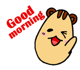 Eggs Bear Avery sticker #6425840