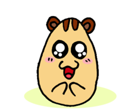 Eggs Bear Avery sticker #6425843