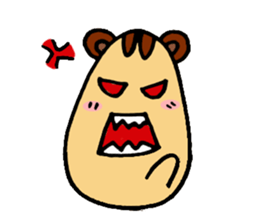 Eggs Bear Avery sticker #6425845