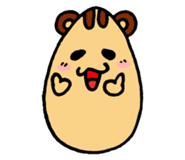 Eggs Bear Avery sticker #6425846