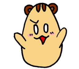 Eggs Bear Avery sticker #6425851