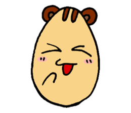 Eggs Bear Avery sticker #6425853