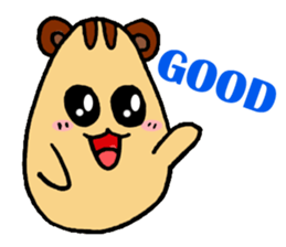 Eggs Bear Avery sticker #6425855