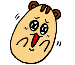 Eggs Bear Avery sticker #6425857