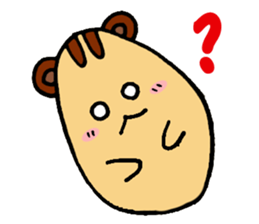 Eggs Bear Avery sticker #6425867