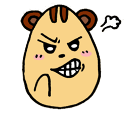 Eggs Bear Avery sticker #6425868