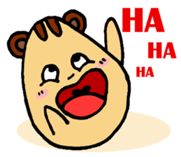 Eggs Bear Avery sticker #6425874