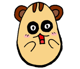 Eggs Bear Avery sticker #6425876