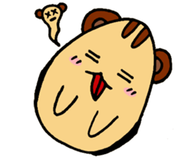 Eggs Bear Avery sticker #6425879