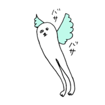 human bird2 sticker #6426086