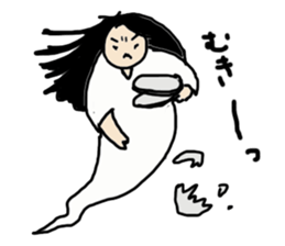 Japanese ghosts, specters and gods. sticker #6426523