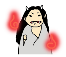 Japanese ghosts, specters and gods. sticker #6426534