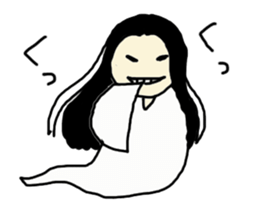 Japanese ghosts, specters and gods. sticker #6426536