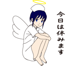 White coat of angel sticker #6426758