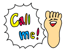 I am the sole of the foot. sticker #6427000