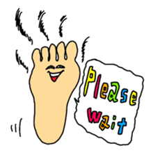 I am the sole of the foot. sticker #6427017