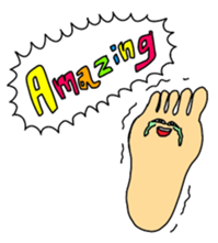 I am the sole of the foot. sticker #6427022