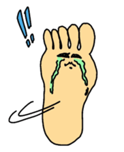 I am the sole of the foot. sticker #6427028