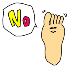 I am the sole of the foot. sticker #6427029